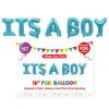 It's a Boy Foil Balloon Banner