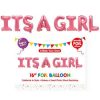 It's a Girl Foil Balloon Banner - Image 2