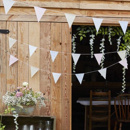 Rustic Country Floral Bunting - 10m