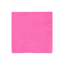 Lunch Napkins 20 pack - Hot Pink 2ply