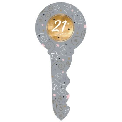 21 st Key Pink + Silver General Photo Keepsake